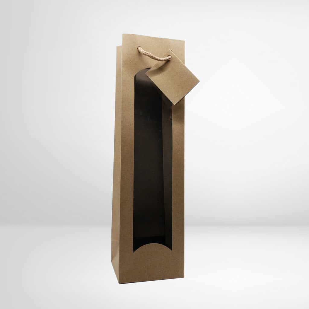 Geschenk-Weintasche mit Sichtfenster aus dem Regionalshop Deggendorf