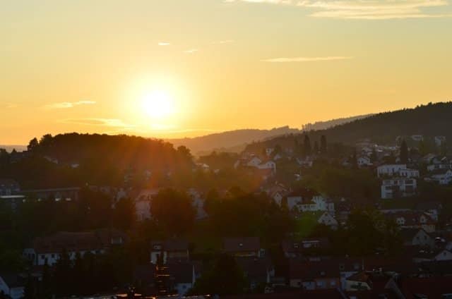 Morgensonne über Deggendorf
