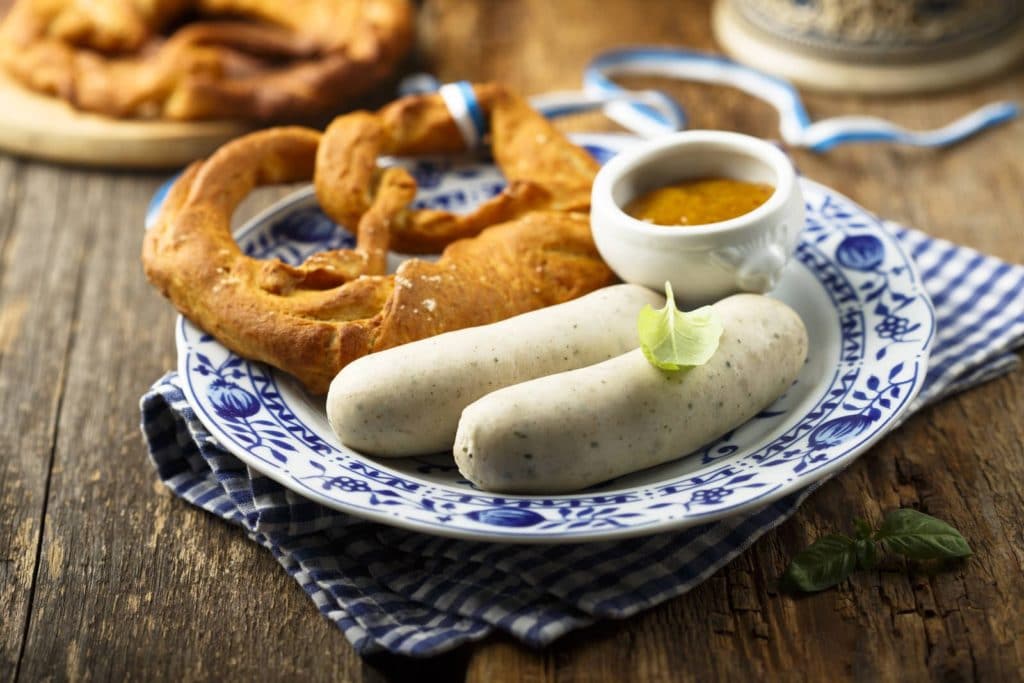 Weißwürste mit Breze